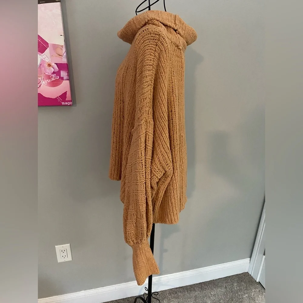 Free People Be Yours Pullover Cowl Turtleneck Sweater Size Medium